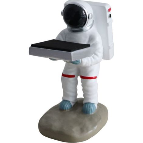 Montre Astronaute Support Présentoir Décoratif Bureau Statue Artisanat Bijoux Plateau Créatif Taille Moyenne (1/4)