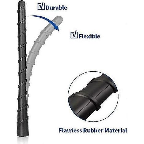 Universelle Autoantenne, Dachantenne, 18 cm kurze Radioantenne, Gummiantenne für Fahrzeuge, Ersatzantenne für Pkw und Lkw, AM/FM-Empfang (1/5)