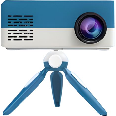 1 Mini projecteur, LED, support intégré, 100 pouces, bureau, maison (1/5)