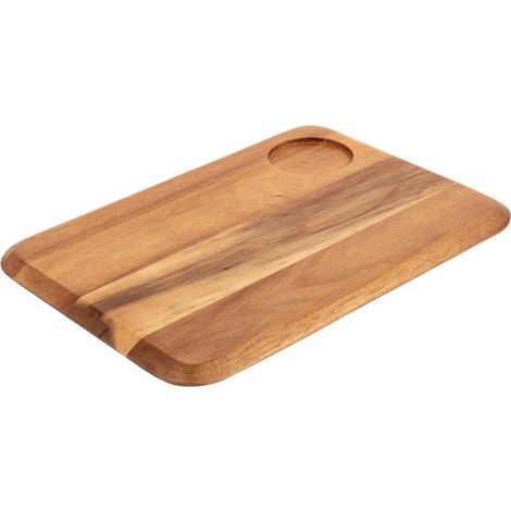 Planche de Présentation Arrondie en Acacia 340 x 240 mm - Olympia (1/5)