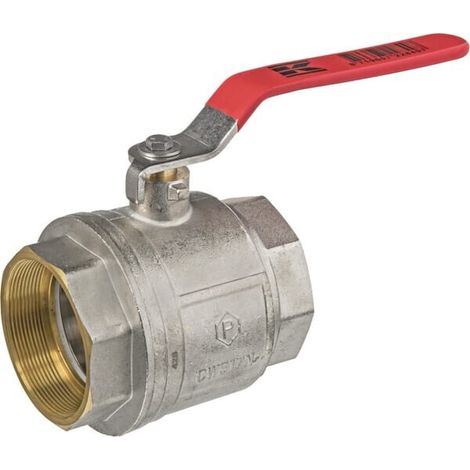 Rubinetto a sfera BSP a due vie 3" femm. + maniglia inox UNIVERSALE KS3FKR (1/3)