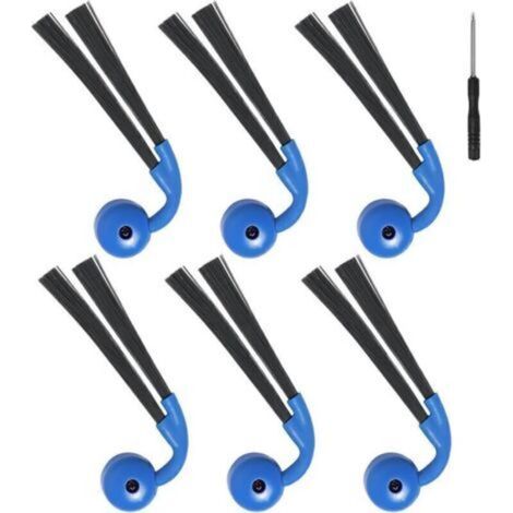 6 Pièces Brosses latérales rechange pour Ecovacs Deebot X9 Pro Omni, X11 Pro Omni, X11, X11 Pro, X11 Omni Cyclone, X11 Familie aspirateur robot Accessoires (1/4)