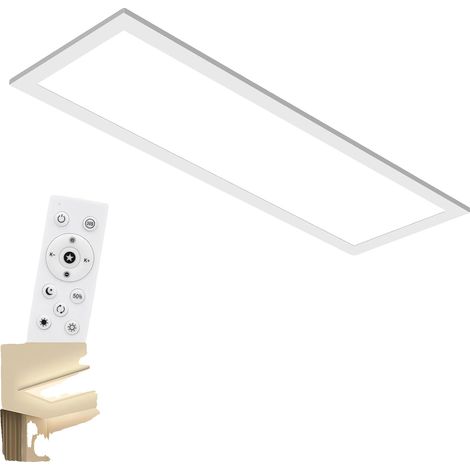 Plafonnier, Panneau Plat Dimmable, Luminosité Ajustable, 1pc, 21-30W (1/2)