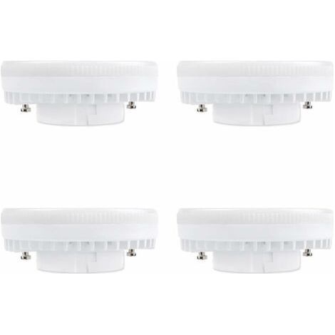 GX53 LED-Lampe, 9 W, Kaltweiß (6000 K), 120° Abstrahlwinkel, entspricht einer 15-18 W GX53 Kompaktleuchtstofflampe, 900 lm, nicht dimmbar, LED-Einbaustrahler (1/4)