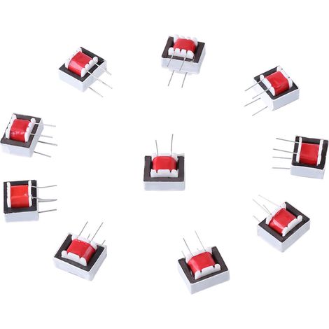 Lot de 10 transformateurs d'isolement audio EI14 600:600 ohms 1:1 (1/5)