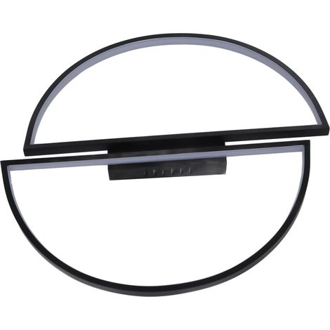 Moderne LED-Deckenleuchte im nordischen Stil, schlichtes Design, halbkreisförmige Deckenleuchte für Räume, AC185–265 V (1/5)