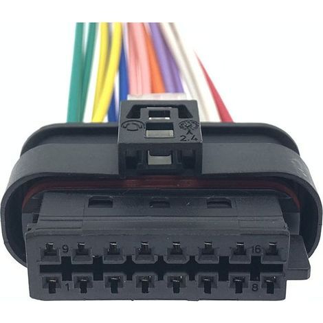 Le connecteur DJ7165A-1.2-21 est compatible avec le connecteur de caméra radar de recul Mercedes-Benz 805-587-541 (connecteur unique).