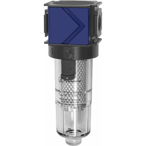 Riegler Aktivkohlefilter »variobloc«, Polycarbonatbehälter, BG 1, G 1/4 (1/4)