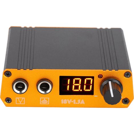 Mini alimentation numérique LED pour machine à tatouer, transformateur pour machine à tatouer, régulateur de tension (norme européenne) (1/5)