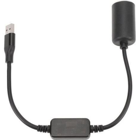 Adaptateur USB mâle vers prise allume-cigare USB mâle vers 12 V 8 W adaptateur de prise allume-cigare informatique pack (1/5)