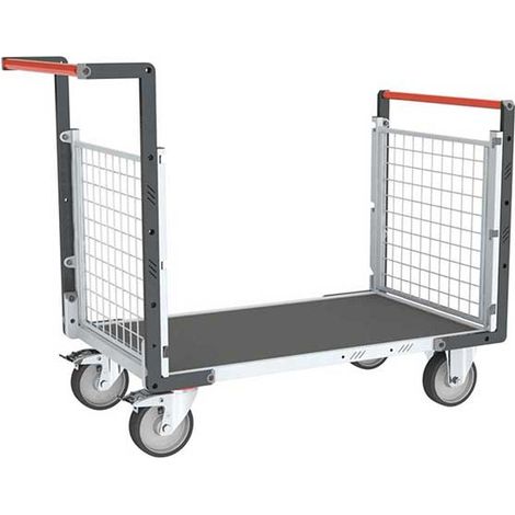 Modularer Plattformwagen mit 2 Rückenlehnen - Rutschfeste Platte 965x600mm - Tragfähigkeit 500kg - 806724562