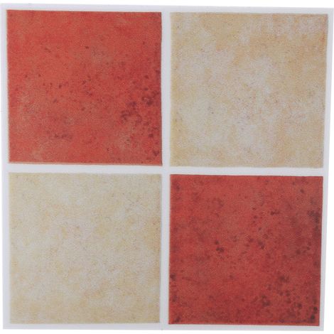 18 autocollants de transfert pour mosaïque 10x10 cm, salle de bain et cuisine, décoration DIY maison (lot MTS007) (1/5)