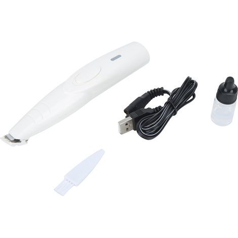Tondeuse Électrique Pour Animaux - USB Rechargeable - Lame Biseautée - Pour Chien Et Chat - 1 Pièce
