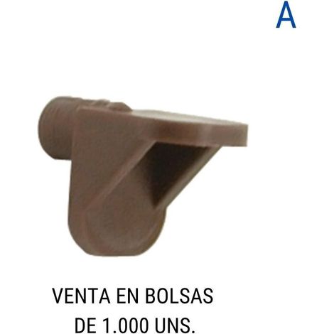 HERRAJES ALK pivote estante tunez marron (1.000u) , 0BOLSA (1/2)