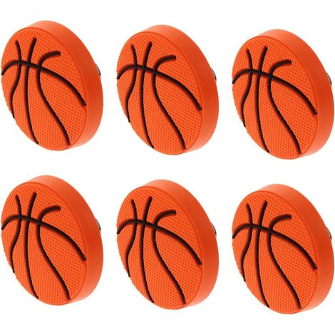 6-teiliges Set Schubladengriffe, Babyzimmerknöpfe, Basketballknöpfe, Fußball-Schrankknöpfe, Kinderschrankgriffe