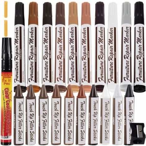 HONORNIC - Kit de réparation pour bois TG - 21 pièces multicolores (1/5)
