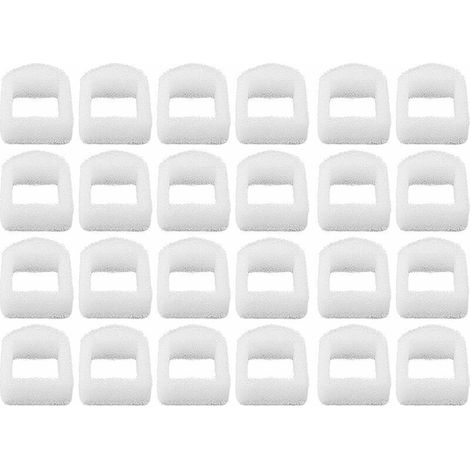 24 Pièces Filtre de Remplacement en Mousse pour Fontaine à Chats et Chiens, Pré-Filtre en Mousse pour Fontaine dAnimaux Compatible avec Drinkwell, Fontaines en Céramique et en Acier Inoxydable 360-Fei (1/5)