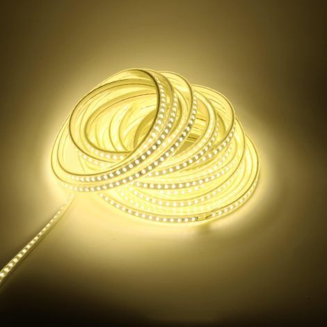 x 8M LED Strip Light, IP67 Waterproof, SMD 5730, 120 LEDs/m, White 4000K, for Garden and Kitchen (1/5)