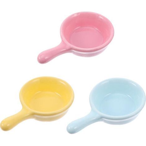 Set mit 3 Futternäpfen für Haustiere (1/3)