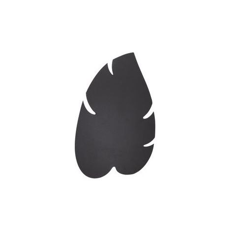 Silhouette ardoise '' feuille'' - Feutre-craie inclus et kit velcro pour accrochage mural - 43.8x29.6x0.3cm 0.1 kg - Securit (1/2)