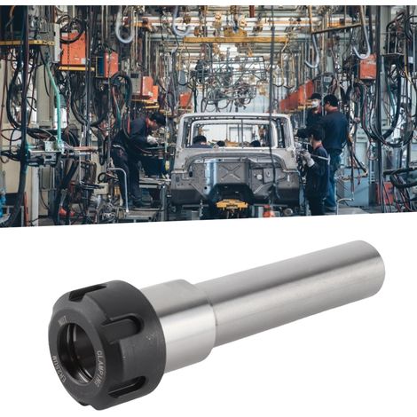 Porte-pince CNC C25-ER25UM-100L, mandrin allongé 40CR, queue droite précision, 100 mm (1/5)