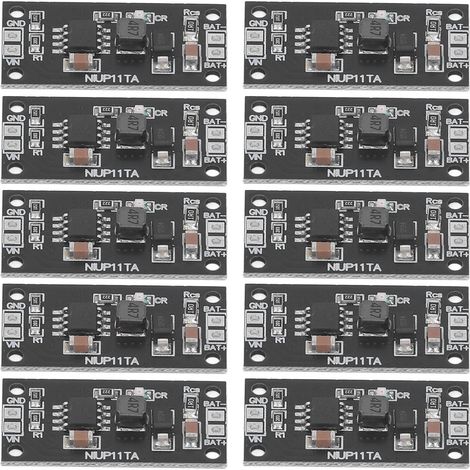 Packung mit 10 NiMH 3S-Akkulademodulen (Leiterplatte) für 5V-Gleichstromnetzteil, schwarz (1/5)