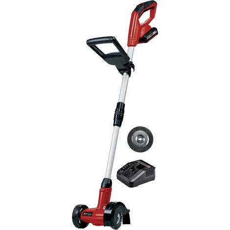 Einhell 3424051 GC-CC 18 Li Kit (1x2,0Ah) Scopa, Raschietto pulisci fughe Nylon, Acciaio 18 V (1/5)