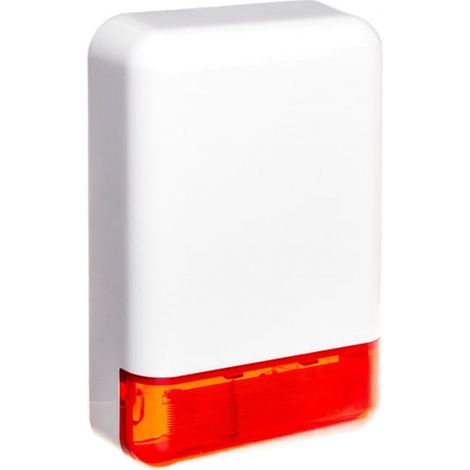 Dispositivo di segnalazione ottico-acustica, per esterni, luce LED rossa SPL-2030 R