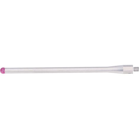 Capteur tactile CMM pointe sphère rubis 5 mm filetage M4 tige acier inoxydable 100 mm A-5000-7522 (1/5)