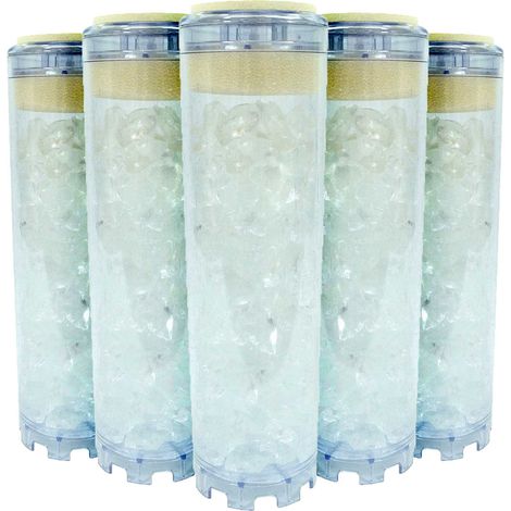 Toodo – Pack de 5 cartouches polyphosphate 9" 3/4 – Anti calcaire et tartre – Protège appareils électroménagers – Fabriquées en France
