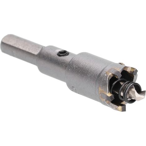 19,5-mm-Hartmetallbohrer (TCT) für Metall und Holz, Bohr- und Schneidwerkzeug, Öffnungsbohrer, Lochsäge für Bohrer (1/5)