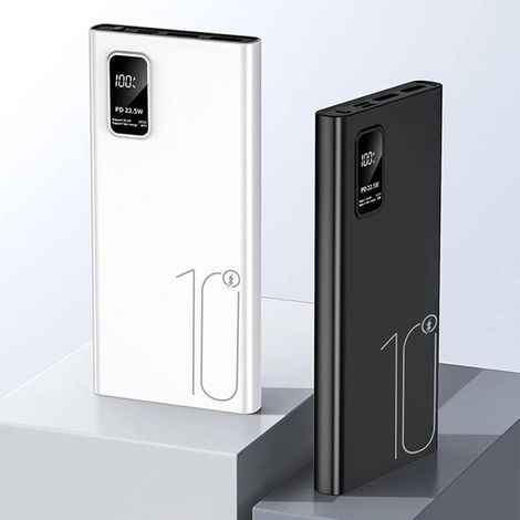 Power Bank 10000mah Recharge Rapide 4 Entrées Usb Type-c Micro Usb Torch Q-cd220 Pd22.5w (1/5)
