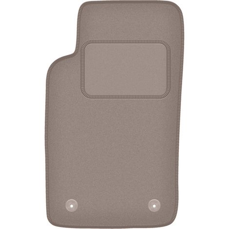 Fahrermatte aus Samt für: Ford Sierra Kombi, Limousine, Schrägheck (1982–1993), beige