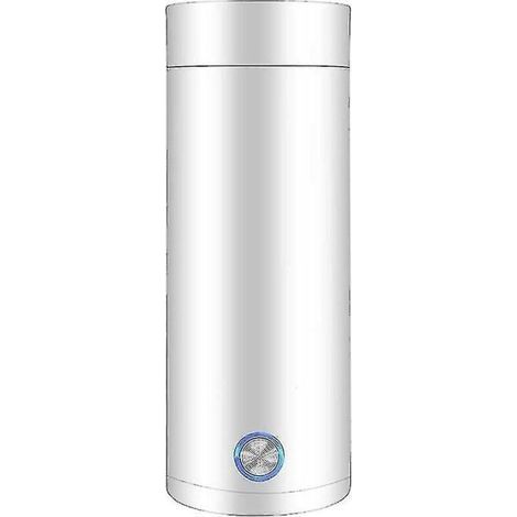 Bouilloire de voyage, bouilloire portable pour boissons saines, ébullition rapide, petite bouilloire avec arrêt automatique, 400 ml (blanche) (1/5)