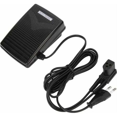 Pédale de Commande au Pied de la Machine à Coudre-pédale de Commande au Pied avec Cordon d'alimentation adapté à la Machine à Coudre Singer 974,