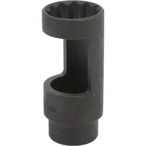 Clé à injecteur diesel 27mm 12 points, douille 1/2 pouce, acier chromé-vanadium universelle pour voitures (1/5)