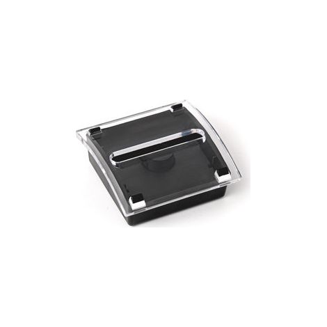 Iternet Dispenser Zig-Zag per Foglietti Adesivi Trasparente 10,5x10,5x3,7 cm - 3275