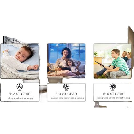 Ventilateur de plafond LED, contrôle par application et télécommande, lumière de plafond dimmable à vitesse réglable (1/5)