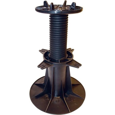 H150 ailettes 4mm -Plot réglable pour dalles de 160 à 260mm BUGAL