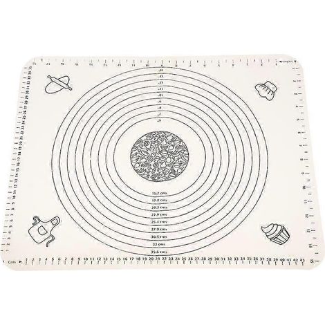 Tapis de cuisson, planche à pâtisserie, dessous de plat pour la cuisson au four-White M