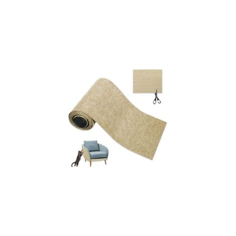Tapis griffoir autocollant pour chat - 40 x 200 cm - Protection murale contre les rayures - Tapis à gratter - Tapis à gratter mural - Tissu pour arbre à chat - Kaki (1/5)