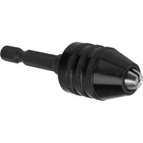 Mandrin sans clé outil de conversion, Mèche Chuck petit mandrin de perçage Changement adaptateur 0.3-6.5mm 1/4\\ (1/5)