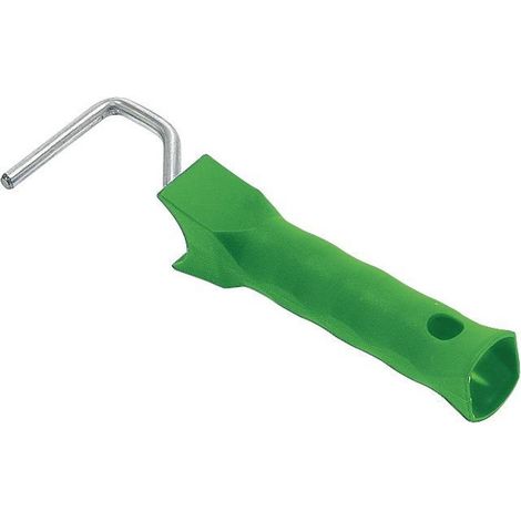 Nölle petit cintre à roulettes ( 4300000410 ) longueur 200 mm galvanisé poignée plastique