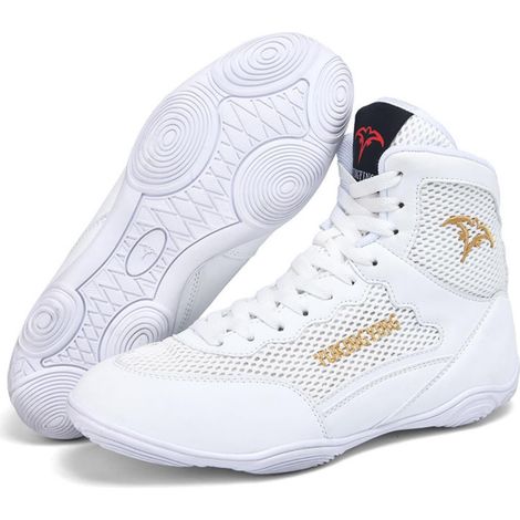 Wrestling Shoes for Men and Women, Sizes 38-46, Boxing Shoes with Non-Slip Rubber Soles, Lightweight and Breathable for Boxing, Kickboxing, Wrestling (1/5)