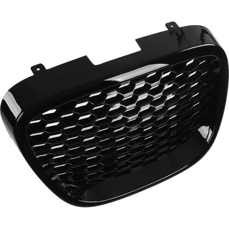 Griglia anteriore per auto, griglia paraurti resistente all'usura in ABS nero lucido 1133007 Protezione UV di ricambio per Seat Leon MK2 1P 05-09 8X0go