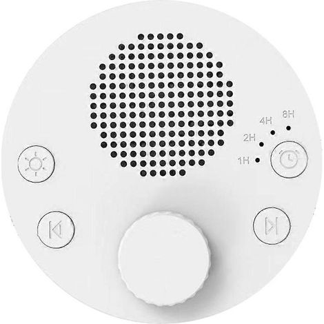 Enceinte à bruit blanc avec veilleuse, minuterie et fonction mémoire pour un meilleur sommeil – idéale pour la maison, le bureau, les voyages et le yoga. - JBMEDIA (1/4)