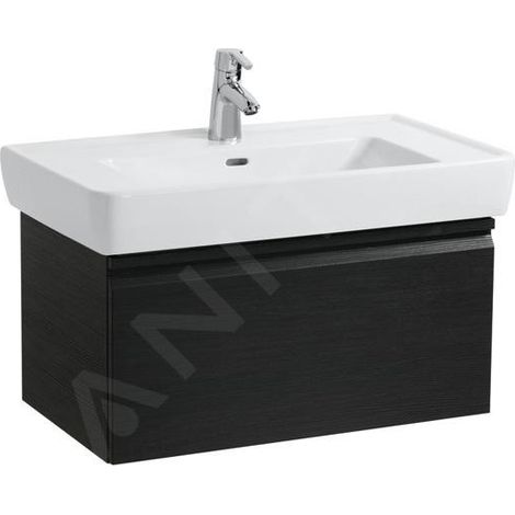 Sous-vasque pour lavabo LAUFEN PRO A 770x390x450mm 1 tiroir intérieur wenge (1/4)