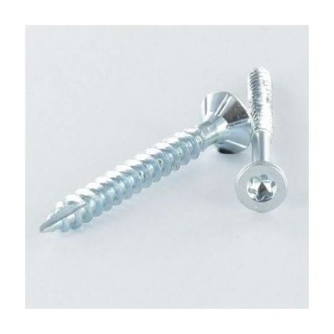 200 Vis Bois 4x40 TORX T20 Zinguée Pointe Anti-Fendage (1/2)