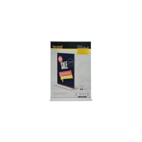 Ardoise de table Acrylic, A7, droit - Lot de 4