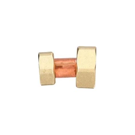 CONECTOR CROUS 2 PRISIONERO LATÓN F12X17 - F15X21 - GARIS - D095035